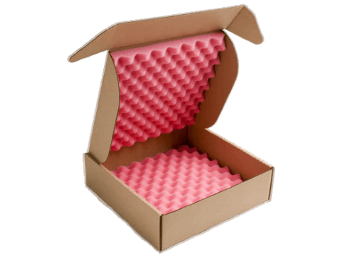 Custom Shipping Boxes with Convoluted Foam