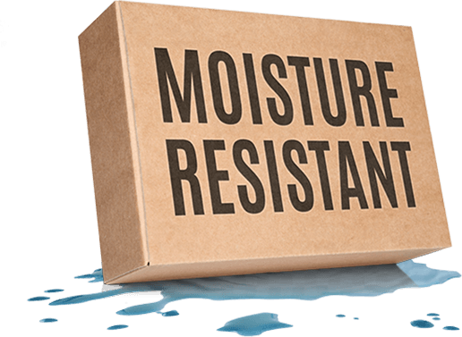 Moisture resistant corrugated boxes & adhesives