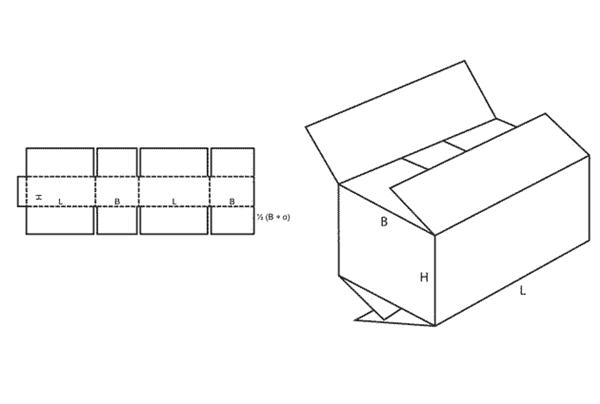 Overlap Slotted Container Box Overlap Slotted Container 0202 OSC Manufacturer in Wisconsin
