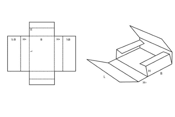 One Piece Folder One Piece Folder OPF 0401 Box Manufacturer in Wisconsin