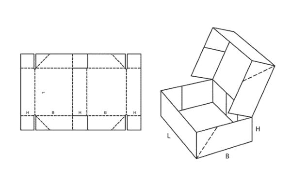 Self-erecting Six Corner Tray 0760 Manufacturer in Wisconsin